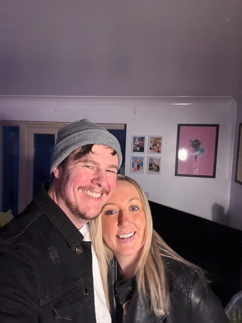 Amy and Shane together.